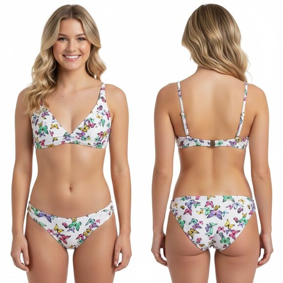 No Boundaries Other - NWT No Boundaries Butterfly Print Bikini Set • Juniors • 2‑Piece Swim